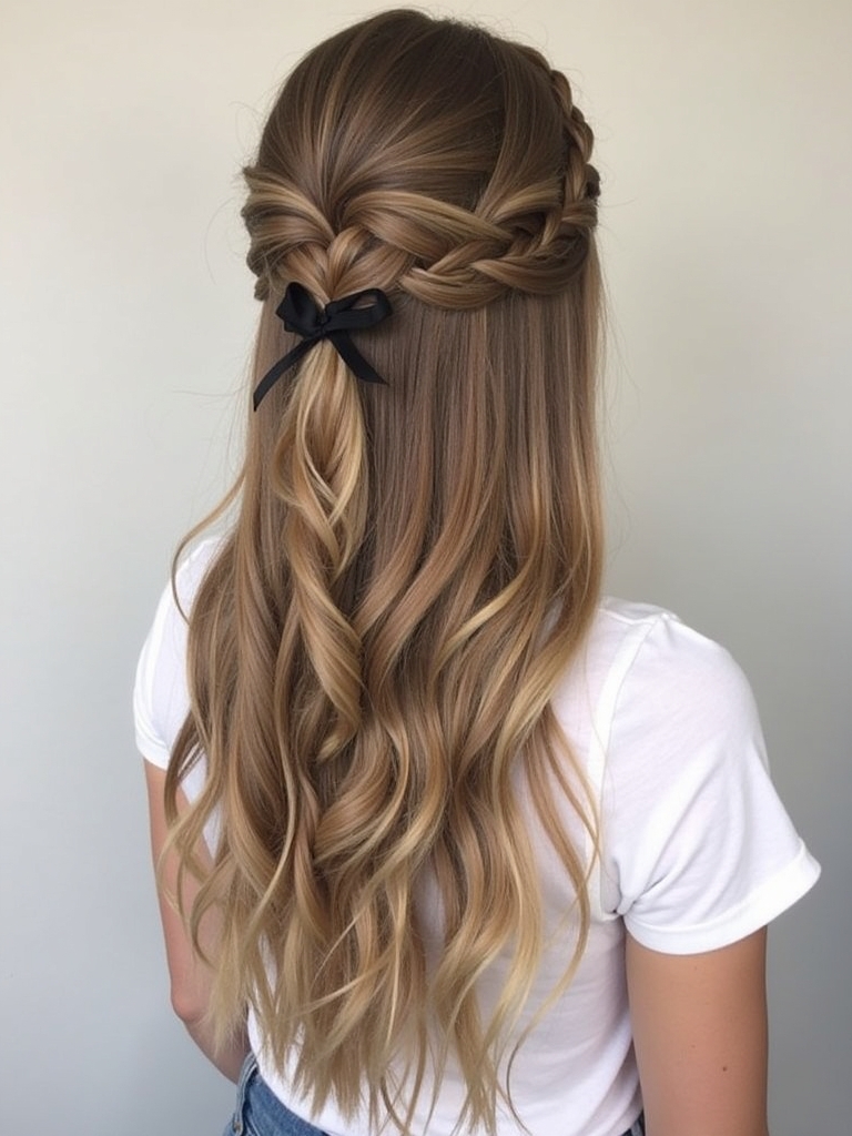 Long Haircut Ideas: Deep Side Part with Volume