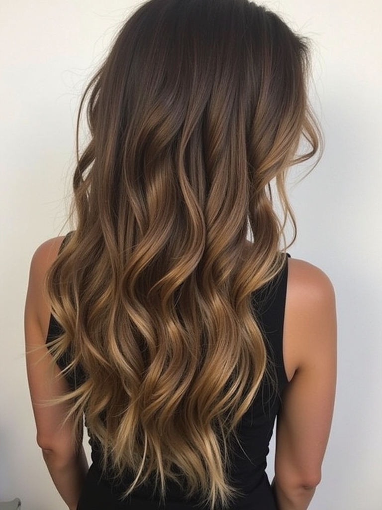 Long Haircut Ideas: Long Shag with Curtain Bangs