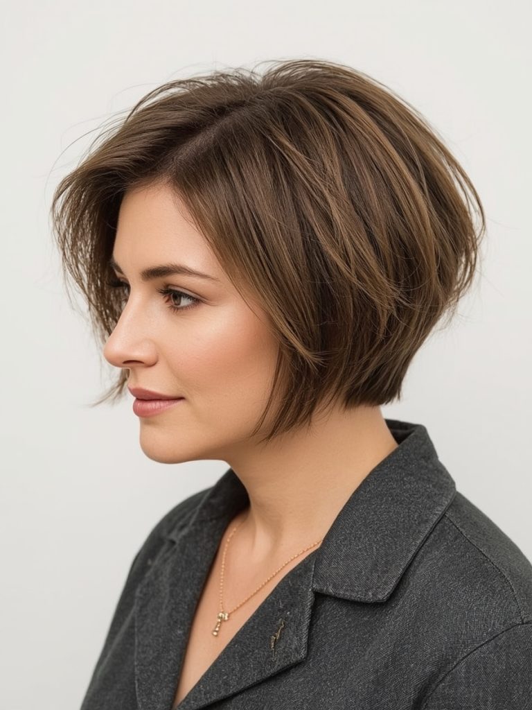 Hairstyle For Thin Fine Hair Over 50: Textured Ends