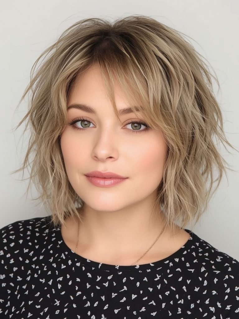 Hairstyle For Thin Fine Hair Over 50: Volume at Crown