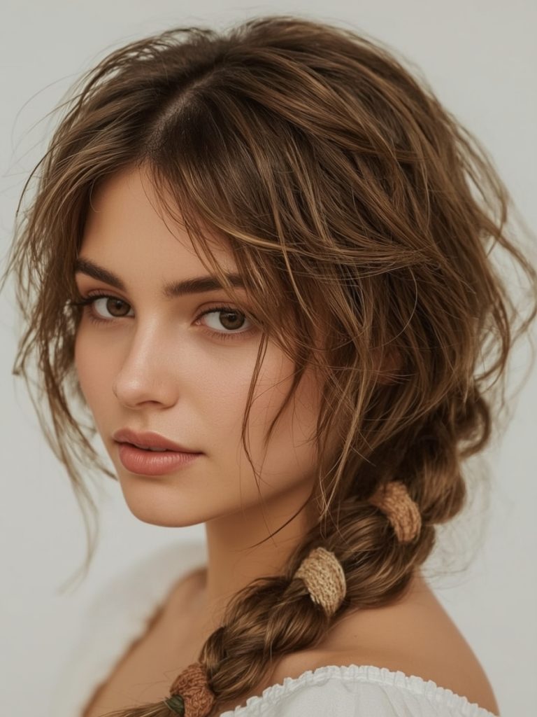 Hair Wrap Designs : Wrapped Braided Pigtails