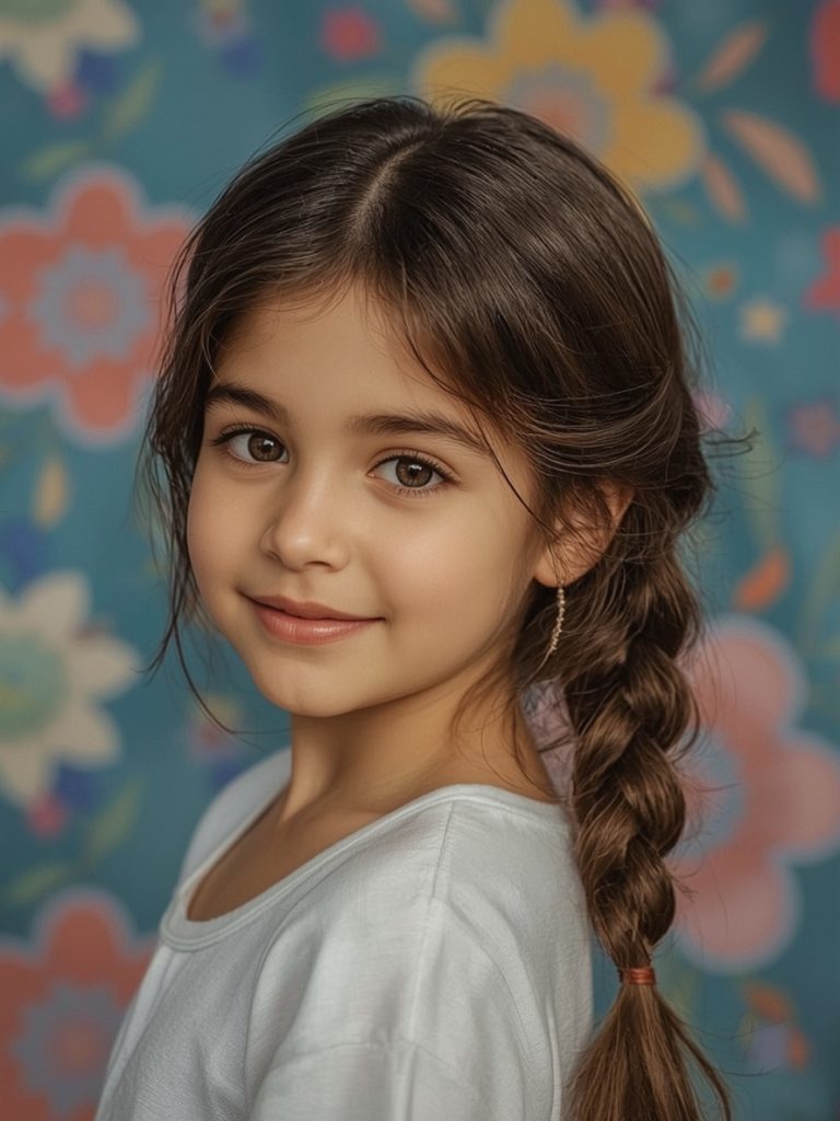 Hair Styles Kids: Twisted Bun