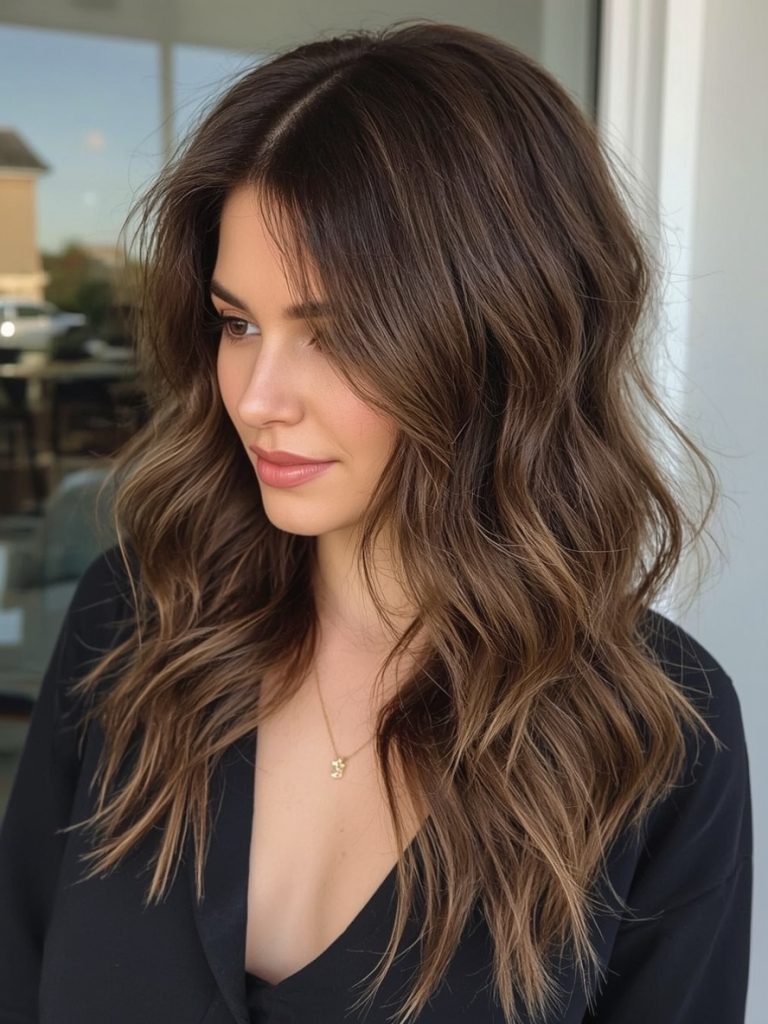 Brunette Summer Hair 2025: Romantic Brunette Braid