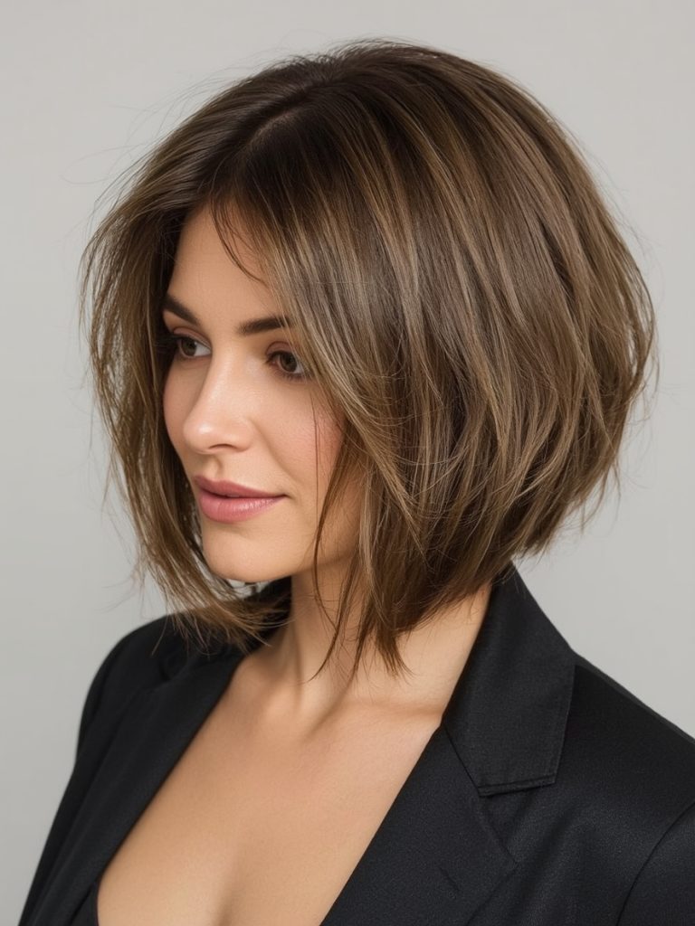 Choppy Bob For Thin Hair Older Women
