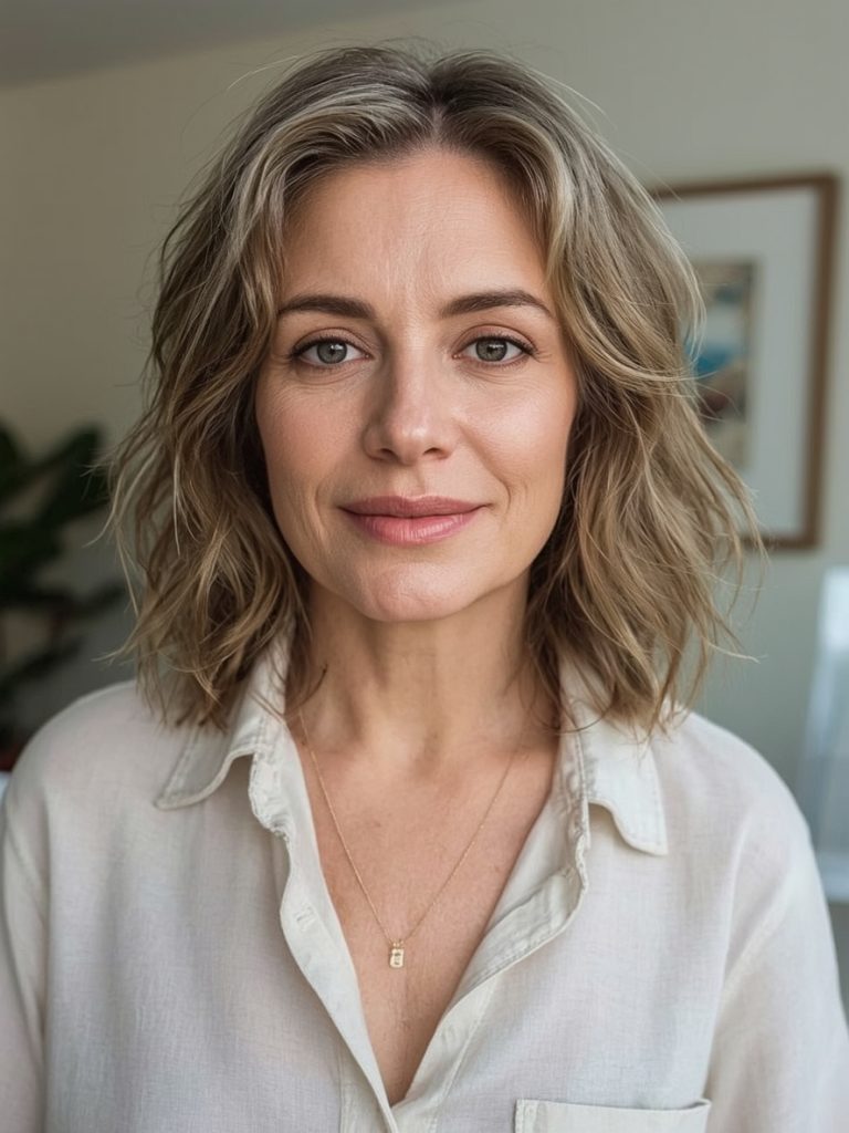 Bob with Micro Bangs For Thin Hair Older Women