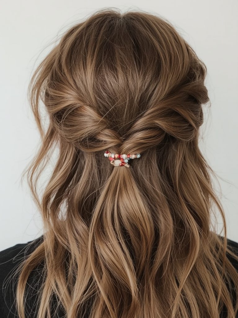 Hair Wrap Designs : Wrapped Side Swept Hairstyle