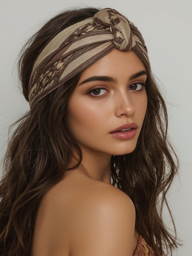 Hair Wrap Designs : French Braid with Wrap Accents