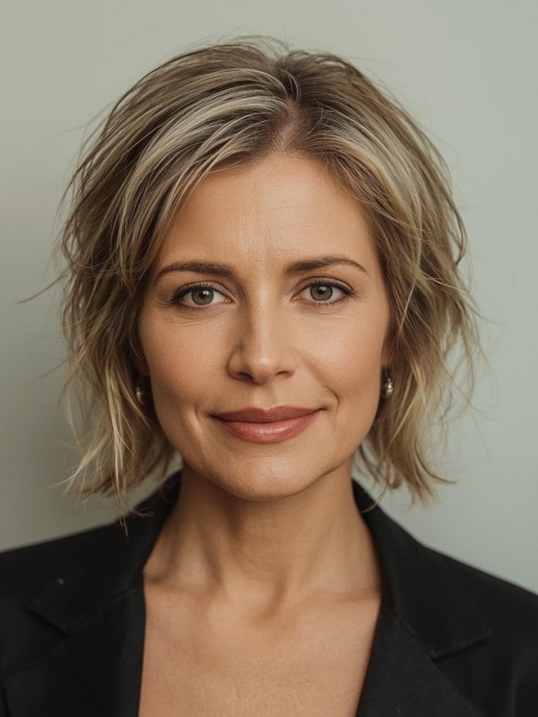 Blunt Bob For Thin Hair Older Women