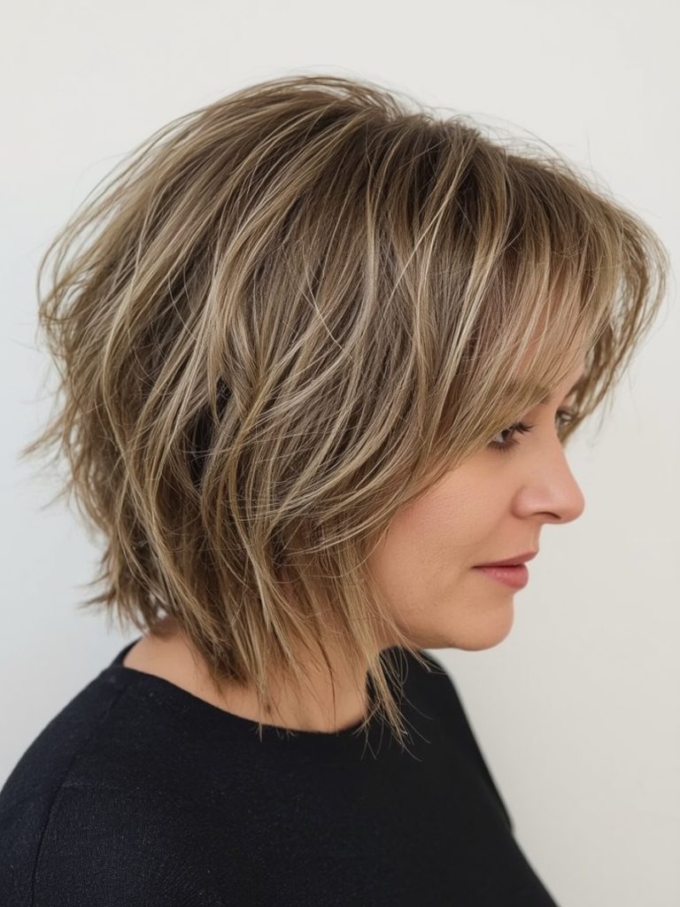 Inverted Bob For Thin Hair Older Women