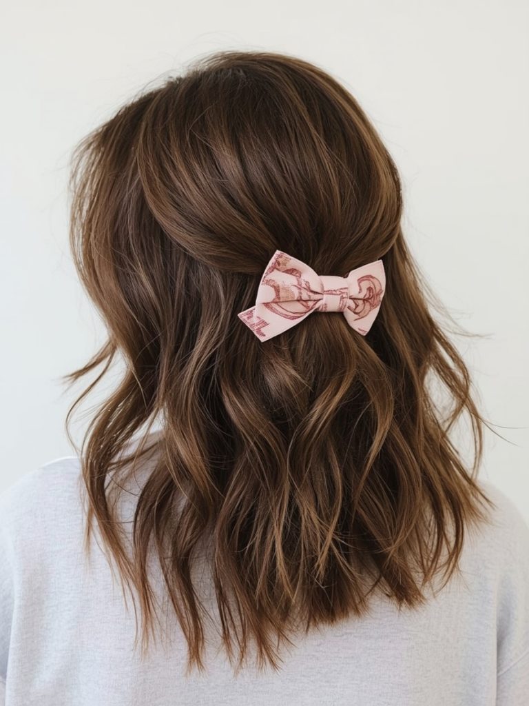 Brunette Summer Hair 2025: Long Wavy Brunette with Center Part