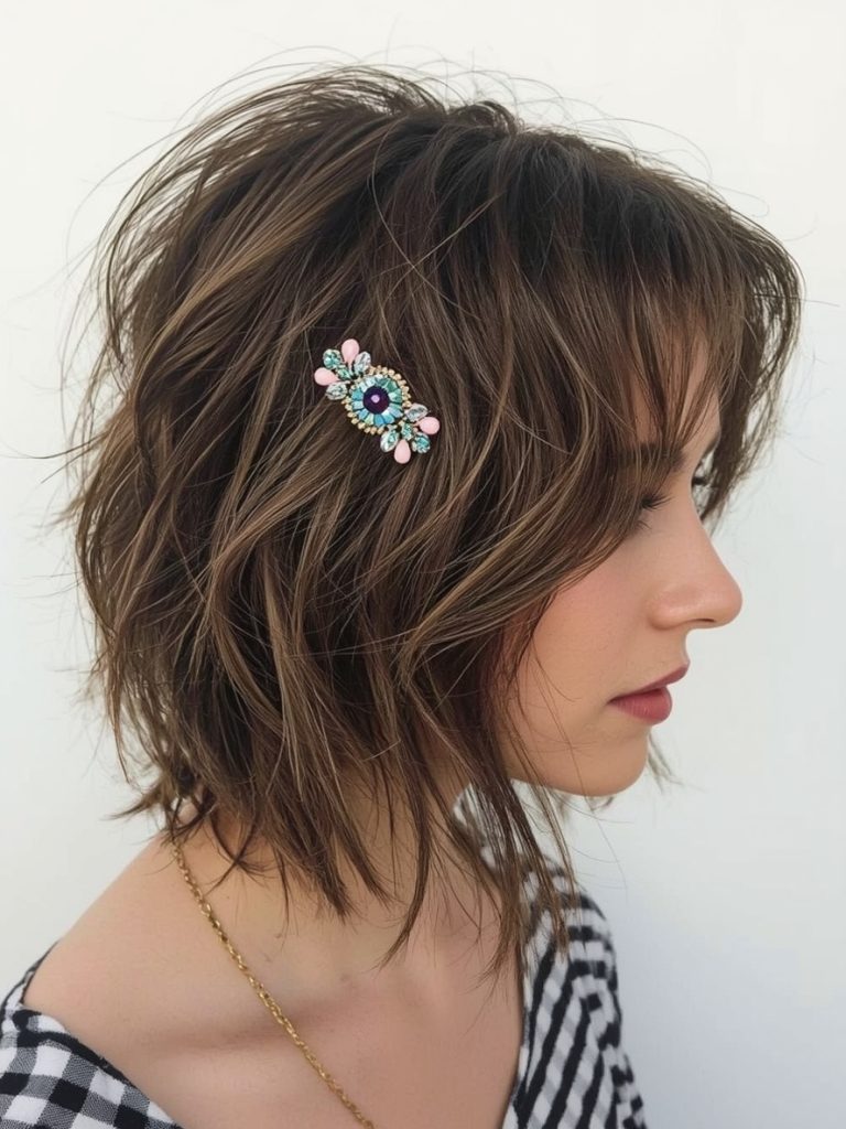 Short Messy Haircuts For Women With A Textured Crown