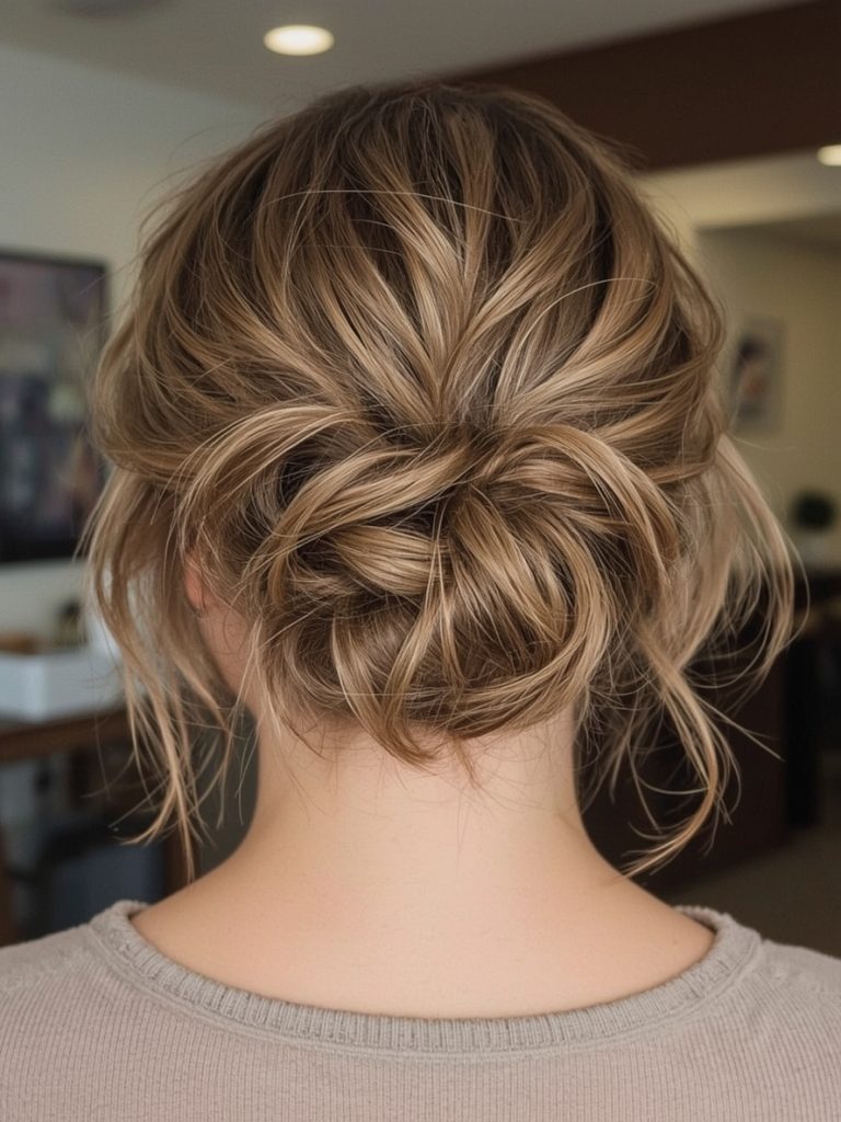 Short Messy Haircuts For Women With Lowlights