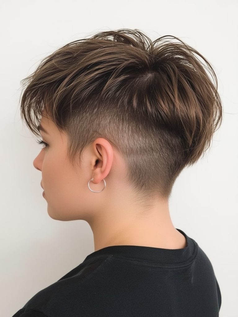 Short Messy Haircuts For Women With Highlights