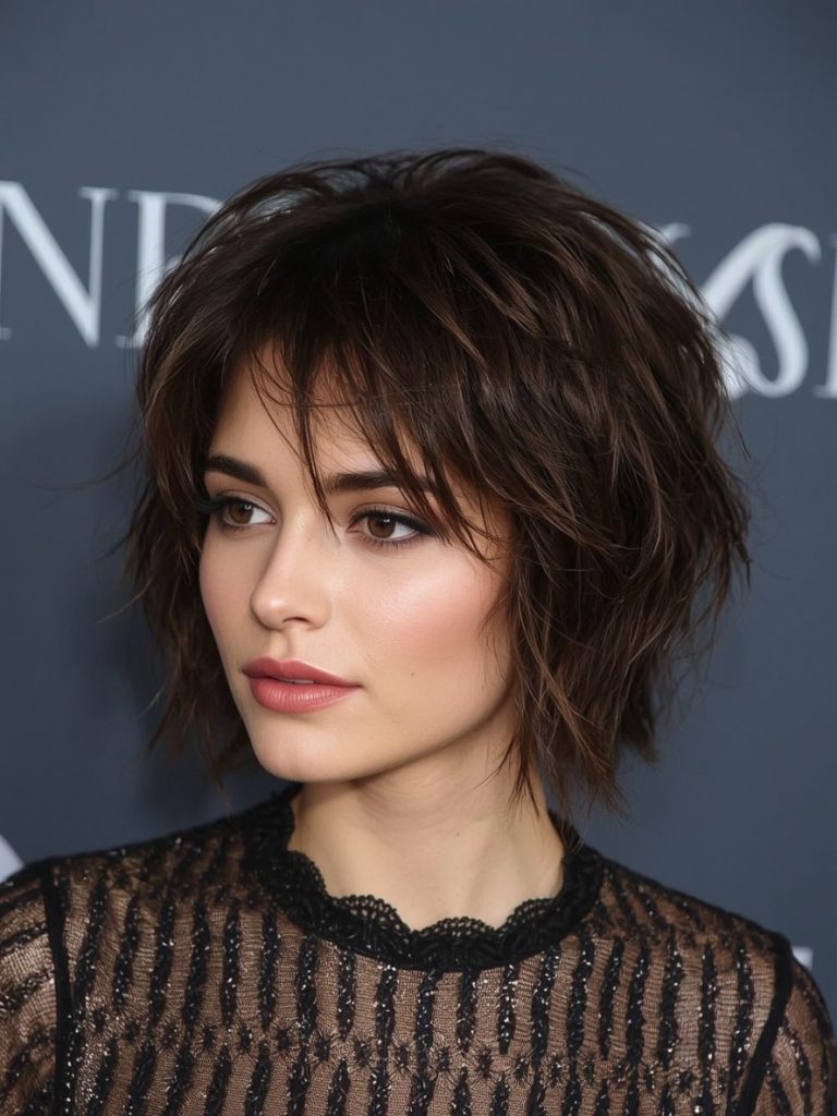 Accessorize This Short Messy Haircuts For Women With Fun Clips