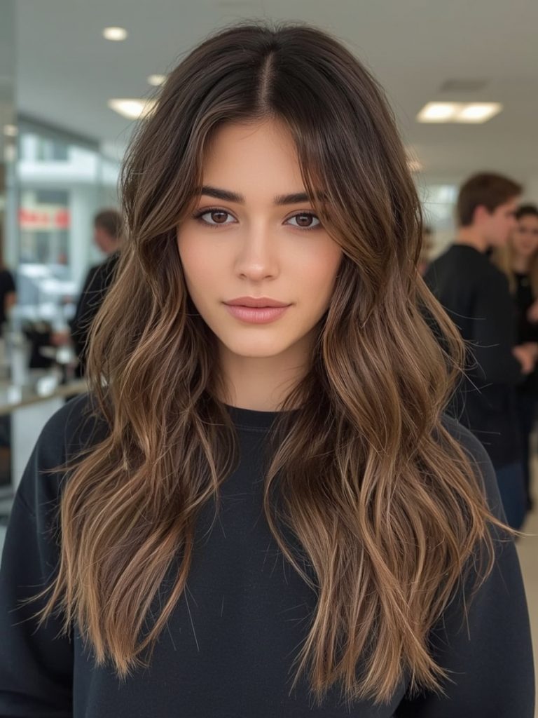 Brunette Summer Hair 2025: Brunette Space Buns