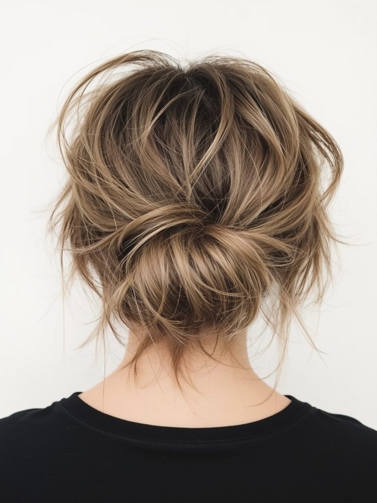 Add Some Flair To This Short Messy Haircuts For Women With A Headband