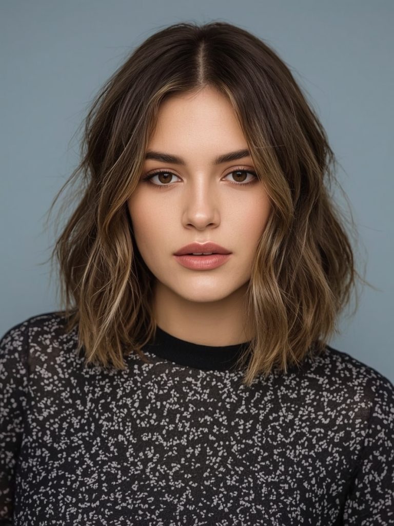  Twisted Half-Up for Shoulder Length Hairstyle For Thin Hair Fine