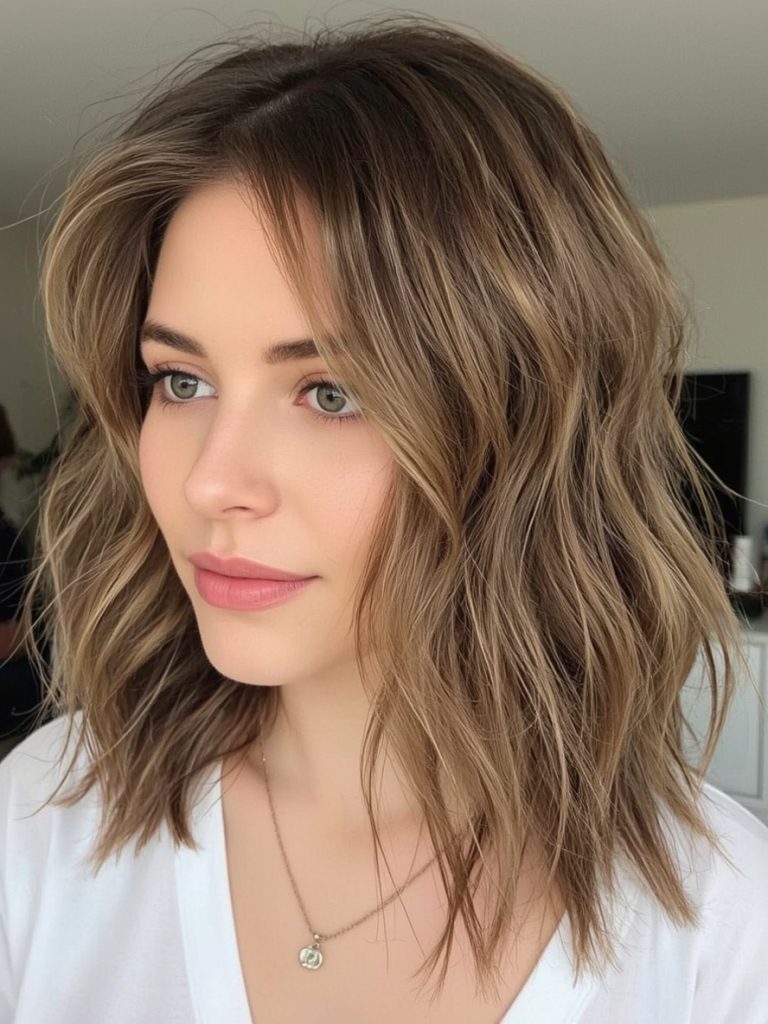  Messy Bun for Shoulder Length Hairstyle For Thin Hair Fine