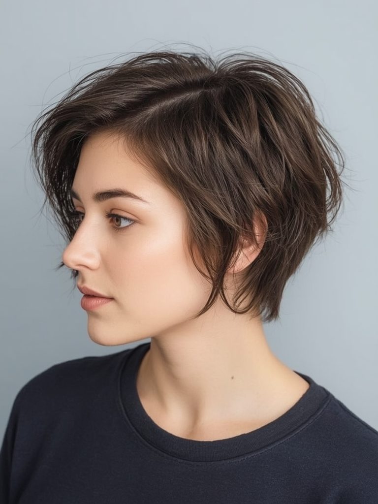 Voluminous Blowout for Shoulder Length Hairstyle For Thin Hair Fine