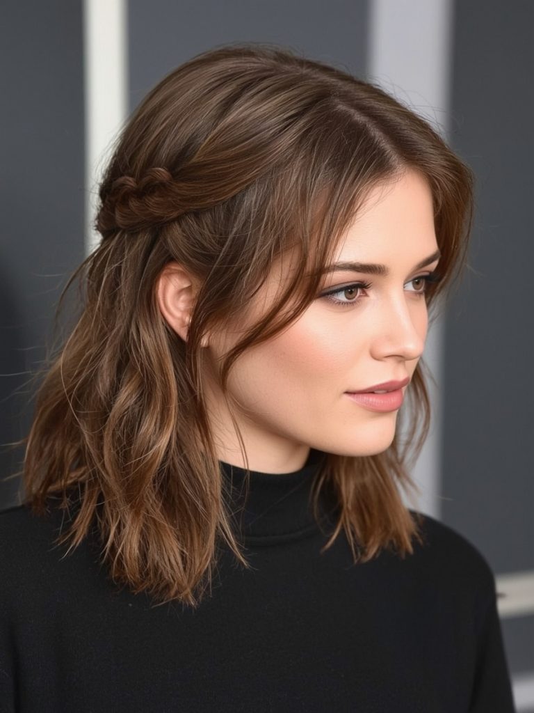 Feathered Layers for Shoulder Length Hairstyle For Thin Hair Fine