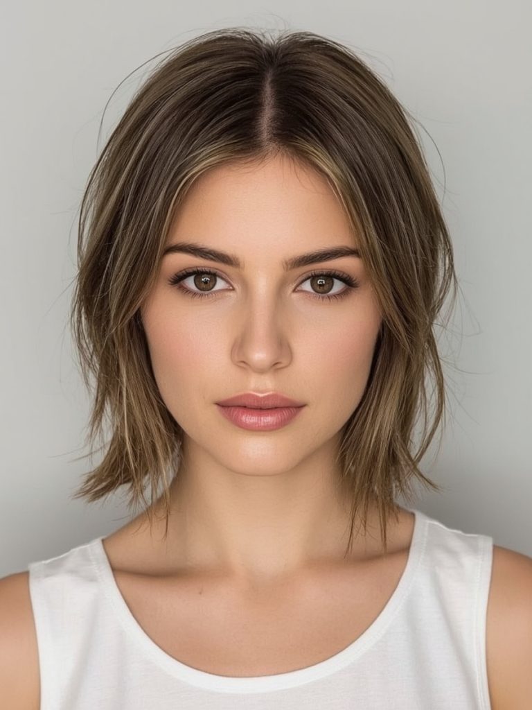  Textured Undercut Bob for Shoulder Length Hairstyle For Thin Hair Fine