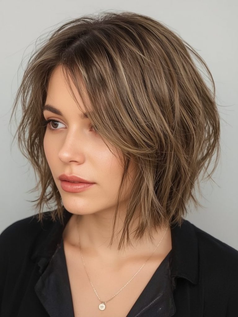  Flipped Ends for Shoulder Length Hairstyle For Thin Hair Fine