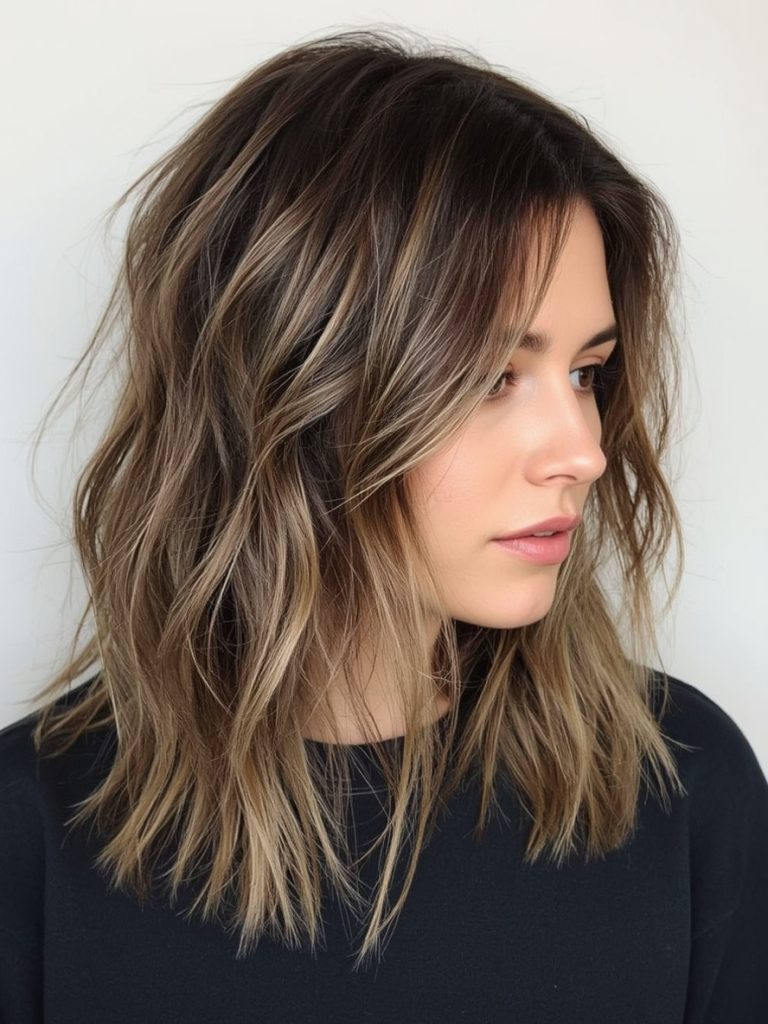  Beachy Waves for Shoulder Length Hairstyle For Thin Hair Fine