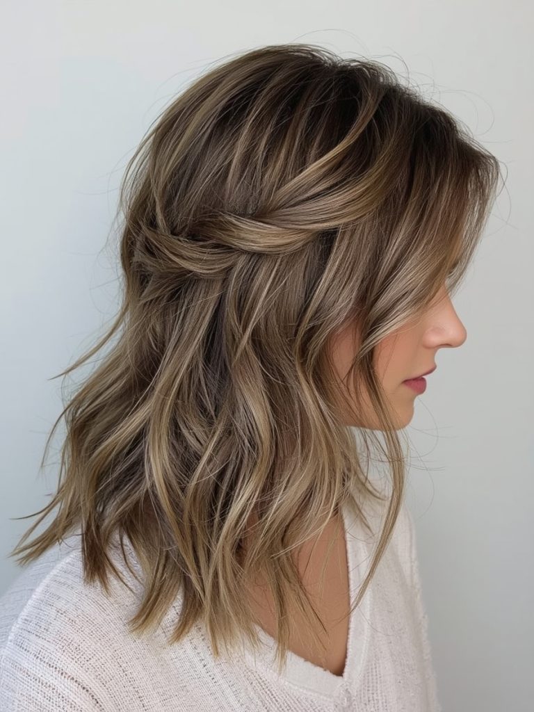 Asymmetrical Bob for Shoulder Length Hairstyle For Thin Hair Fine