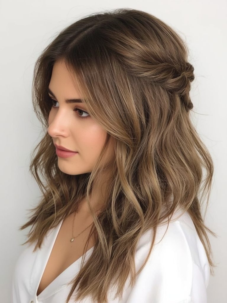  Layered Lob for Shoulder Length Hairstyle For Thin Hair Fine