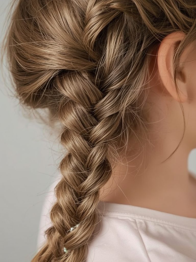 Hair Styles Kids: Side Braid