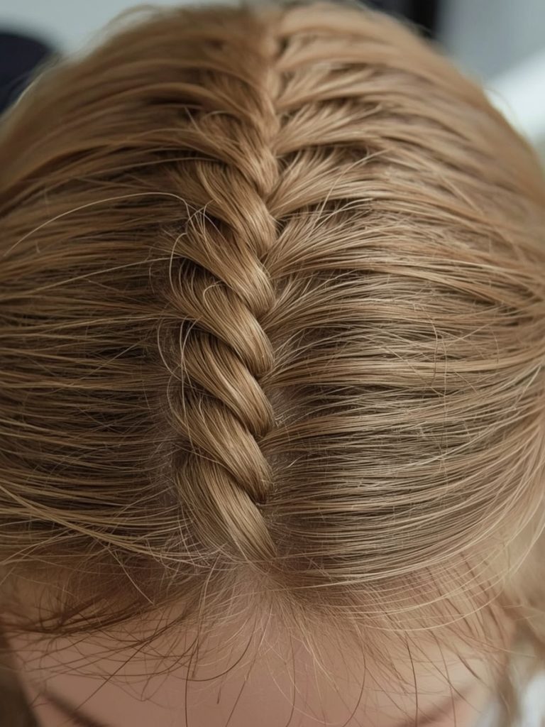 Hair Styles Kids: Messy Bun