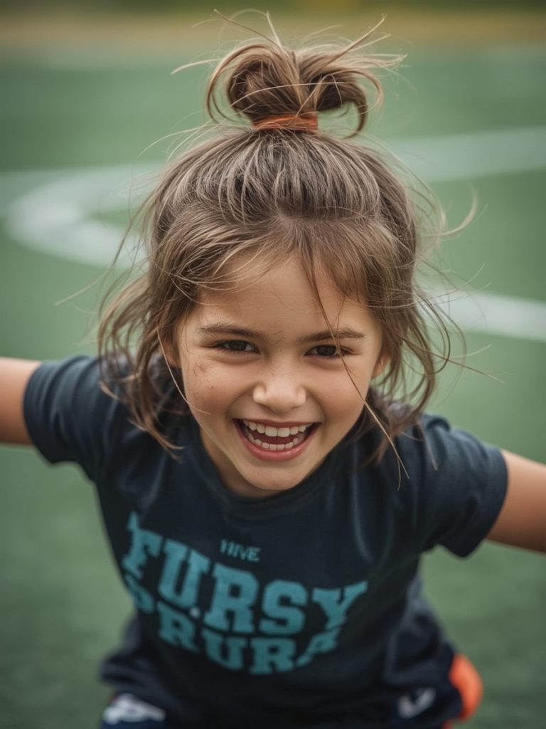 Hair Styles Kids: Dutch Braid