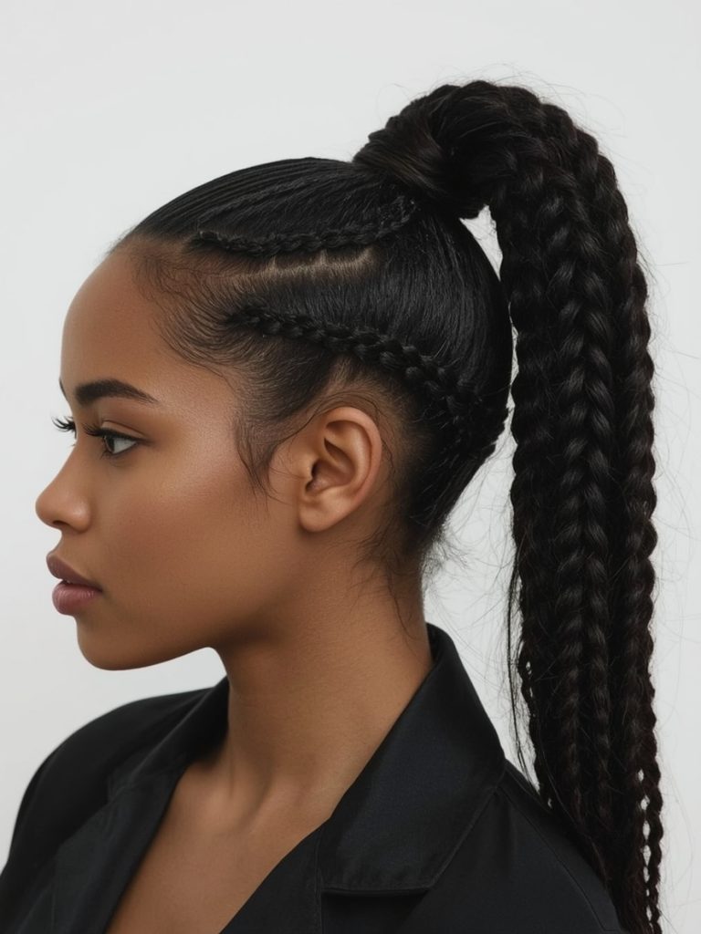 Hair Styles Natural Hair Black: Side Swept Curls