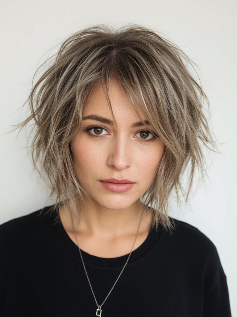 Hairstyle For Thin Fine Hair Over 50: Tapered Pixie