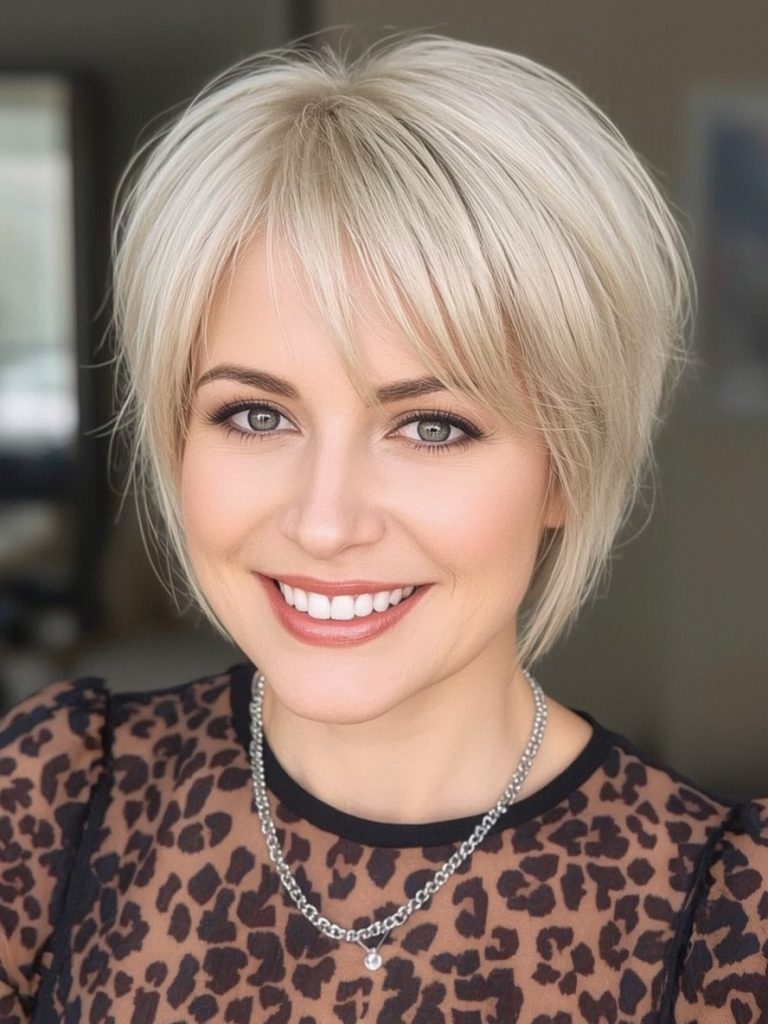 Hairstyle For Thin Fine Hair Over 50: Buzz Cut