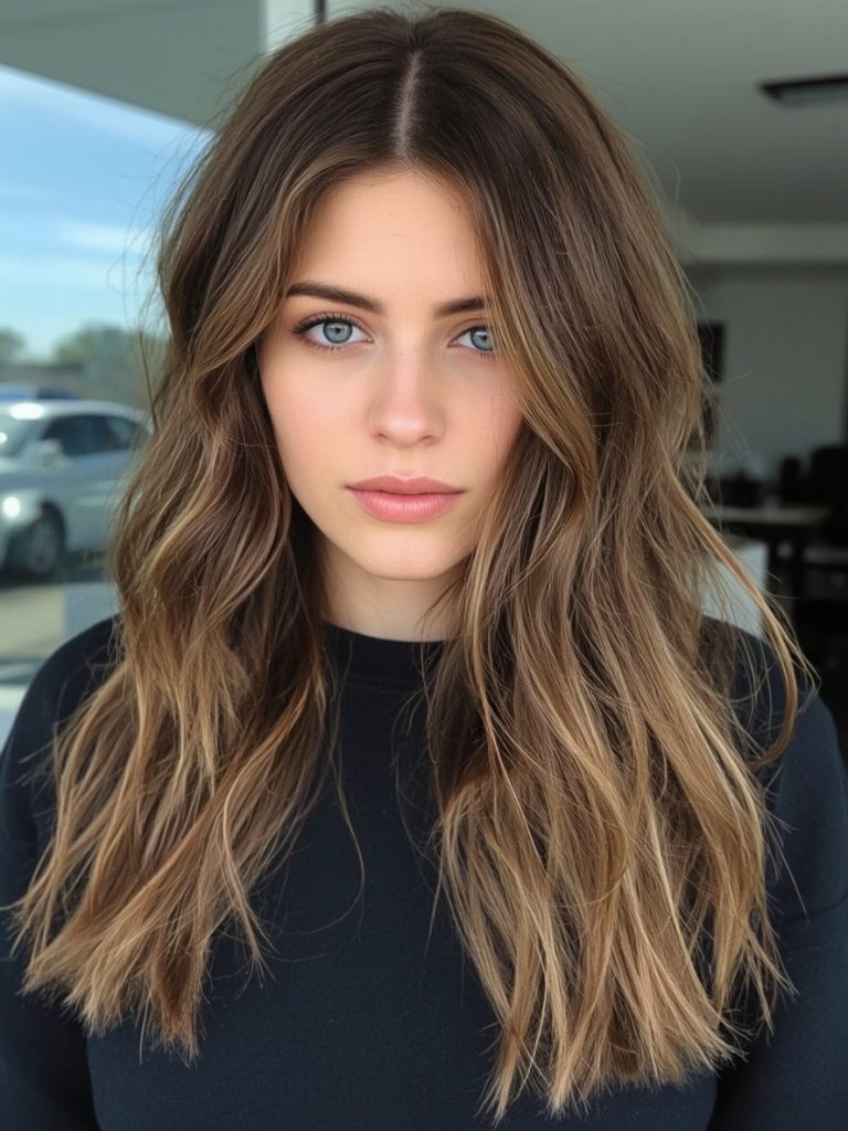 Honey Brown Balayage: Walnut