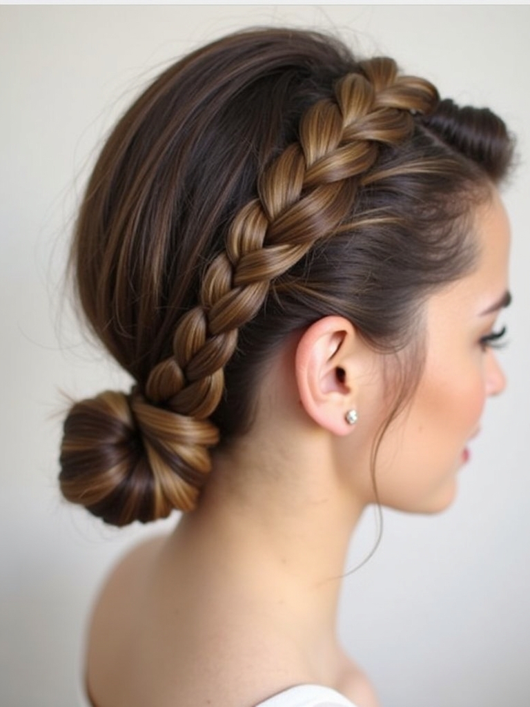 Collarbone Length Hair: Waterfall Braid