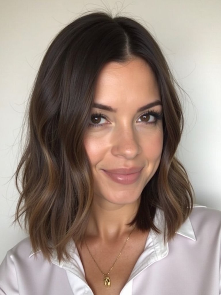 Collarbone Length Hair: Space Buns