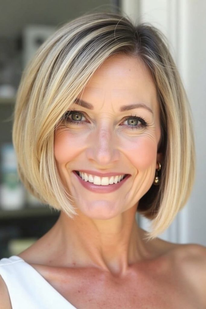 Hairstyles For Thin Hair Fine Over 50: Short Hair Front Long Hair Back