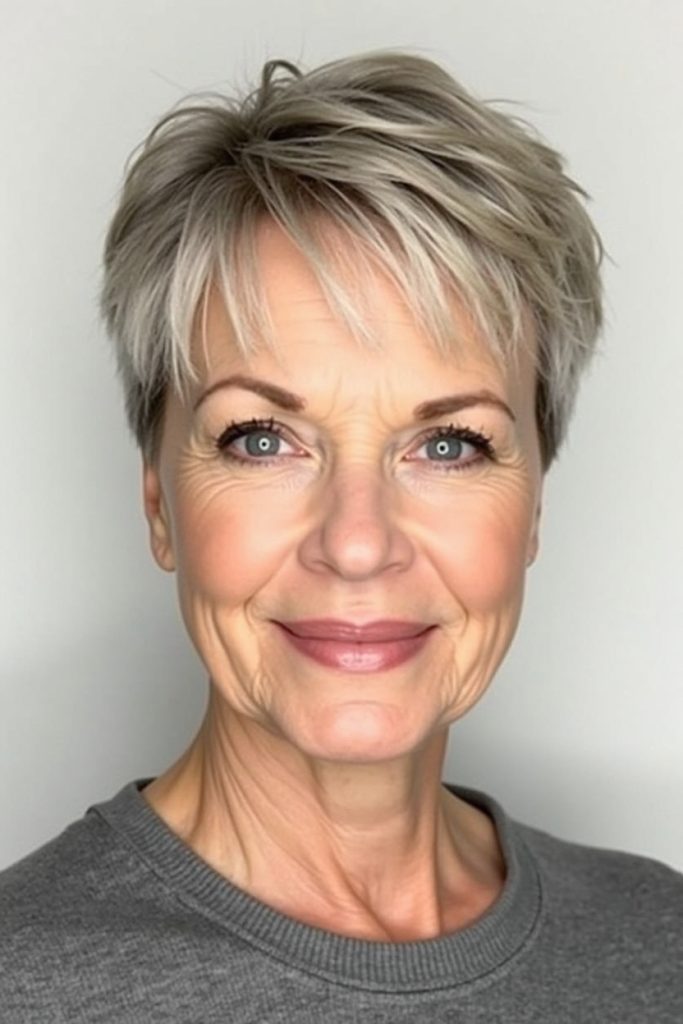 Hairstyles For Thin Hair Fine Over 50: Rounded Bob