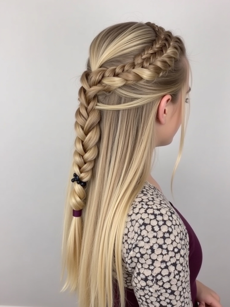 Hairstyles For School: Messy Pigtails