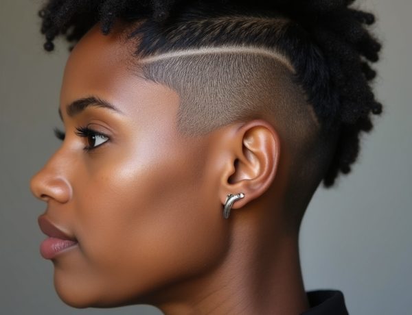 Short Hair Back View: Spiky Hair