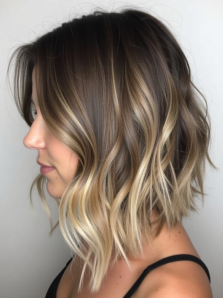 Collarbone Length Hair: Tousled Waves