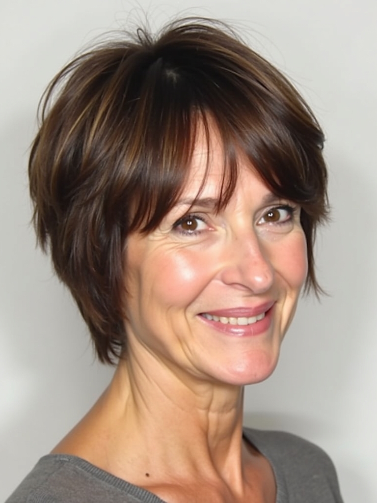 Hairstyles For Thin Hair Fine Over 50: Buzz Cut