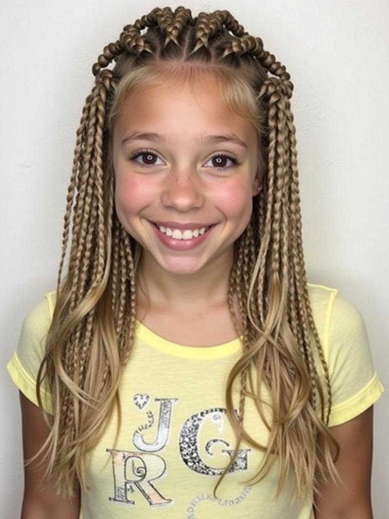 Hairstyles For School: French Braid Pigtails