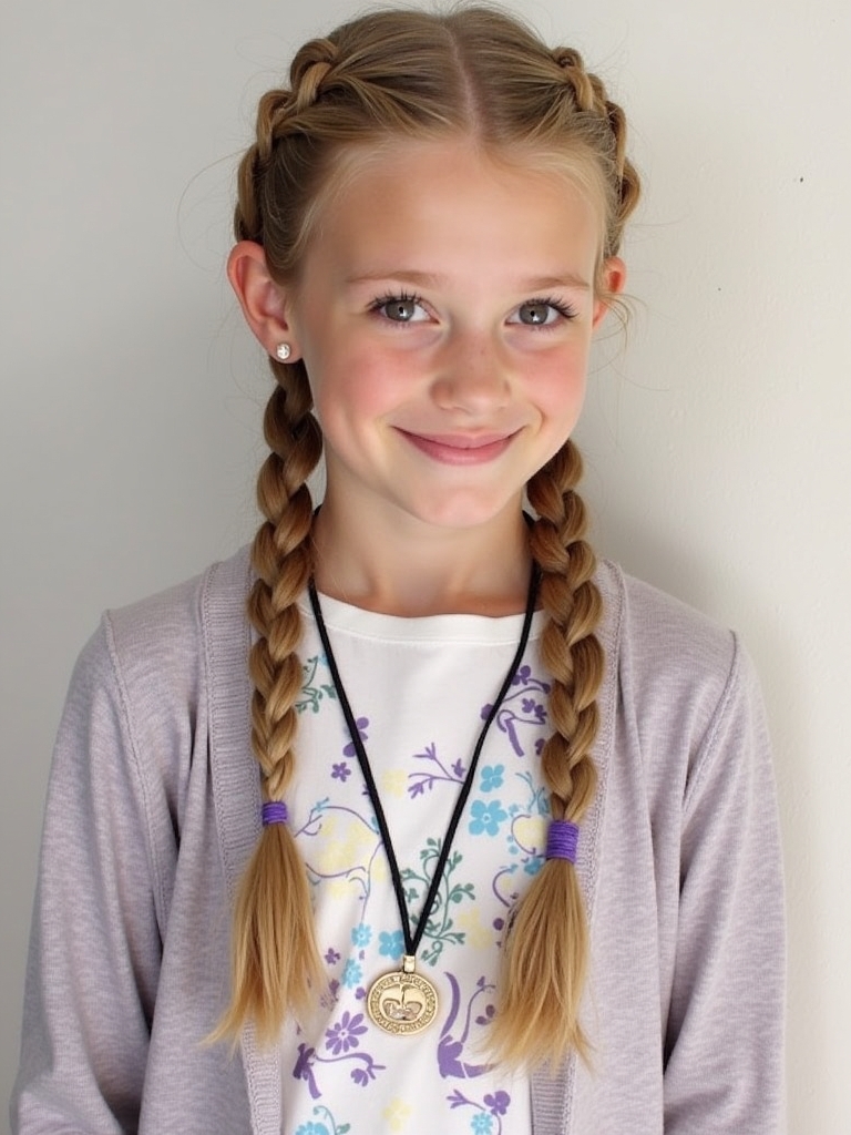 Hairstyles For School: Pull Through Braid