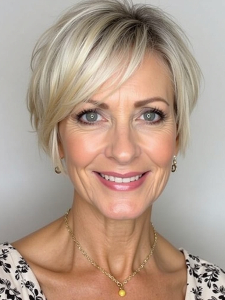 Hairstyles For Thin Hair Fine Over 50: Flat Short Hair Haircuts