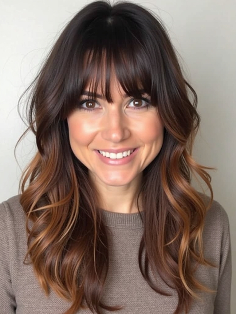Copper Money Piece: 40 Edgy Hair Color Ideas Copper