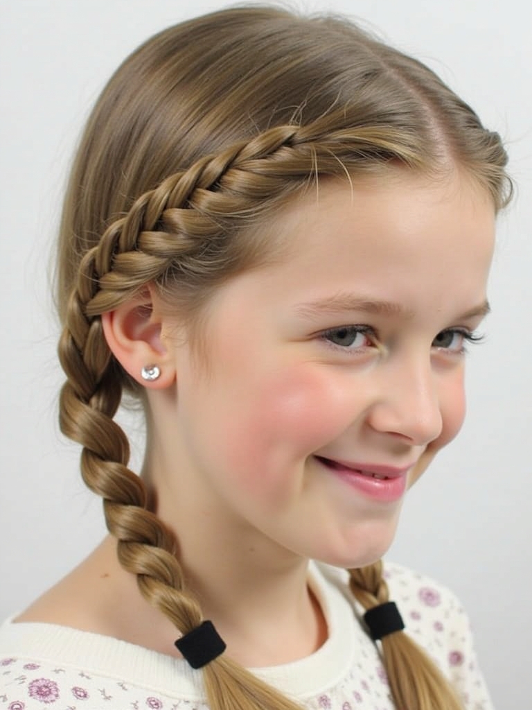 Hairstyles For School: Waterfall Braid