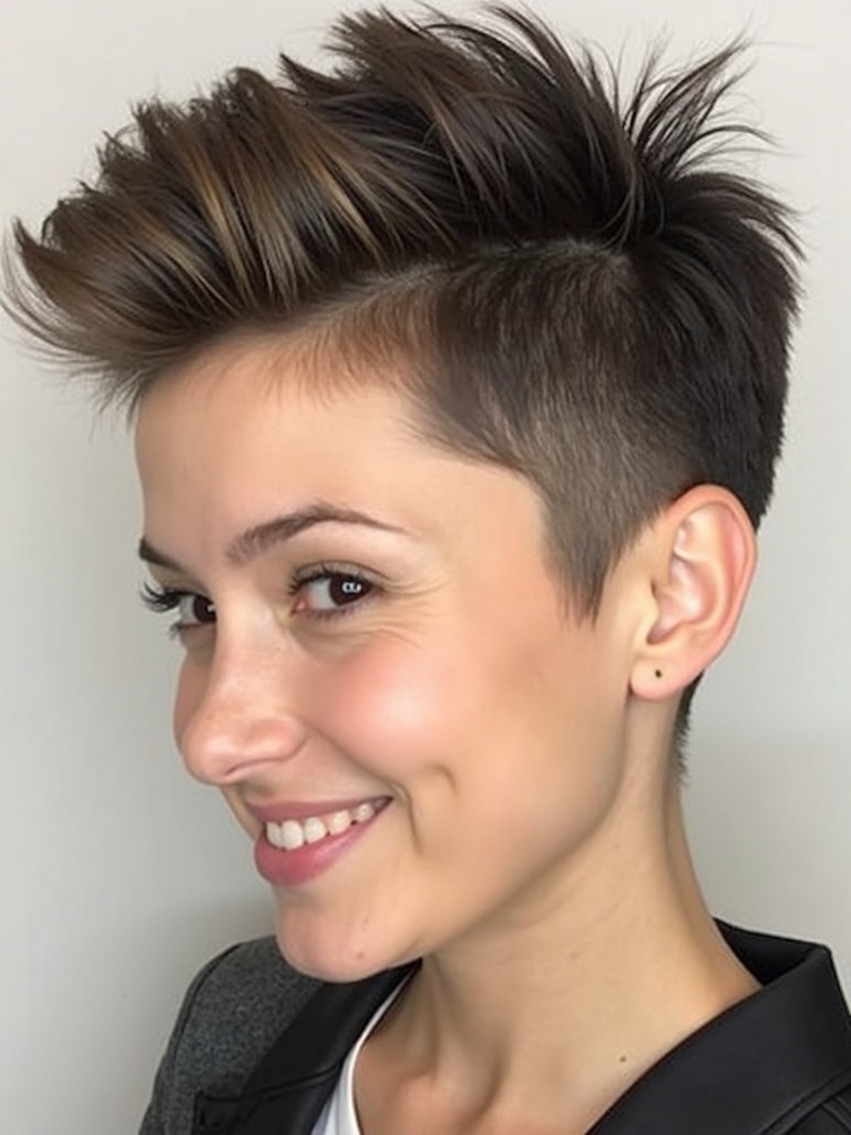 Pixie Cut Back View: Short Stacked Wedge Haircut